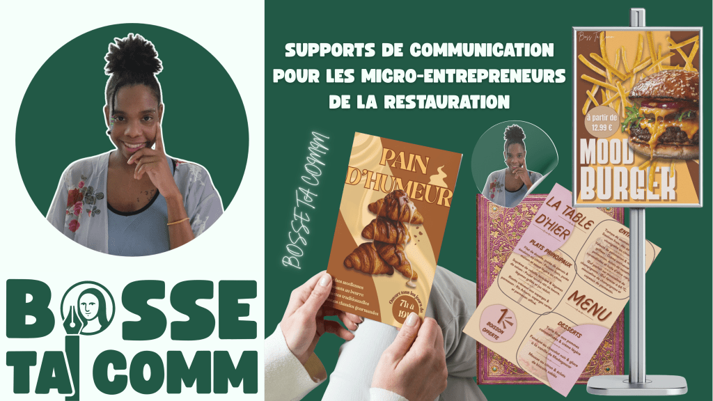 Supports de Communication pour Les micro-entrepreneurs de la Restauration